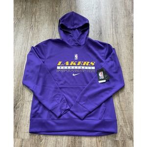 Nike Mens LA Lakers Spotlight Hoodie Purple Gold Sz Med CN3854-504
